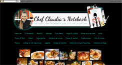 Desktop Screenshot of chefclaudia.com